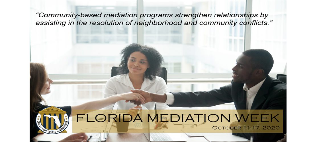 Mediation Week is October 11-17