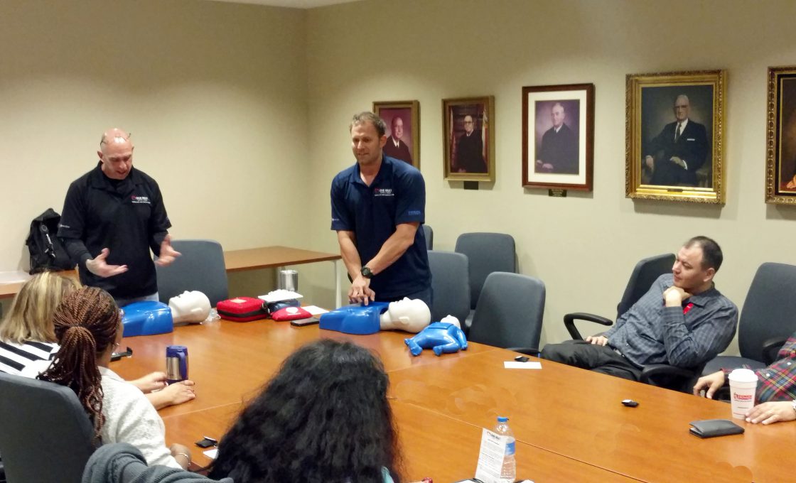 CPR Lessons at the Courthouse