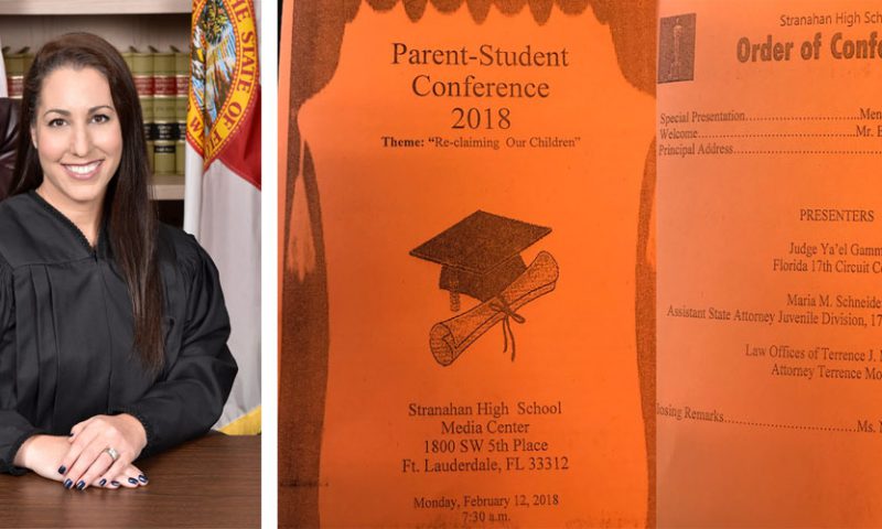 Judge Gamm Motivates High Schoolers
