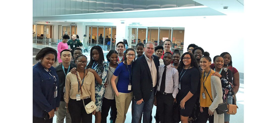 School Tour Group Wowed by Local News Reporter