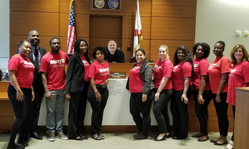 Barry University Students Spend a Day at the Courthouse