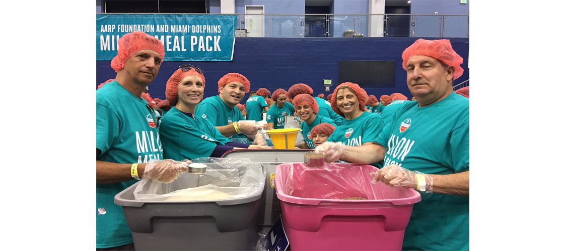 Volunteering for Million Meal Pack