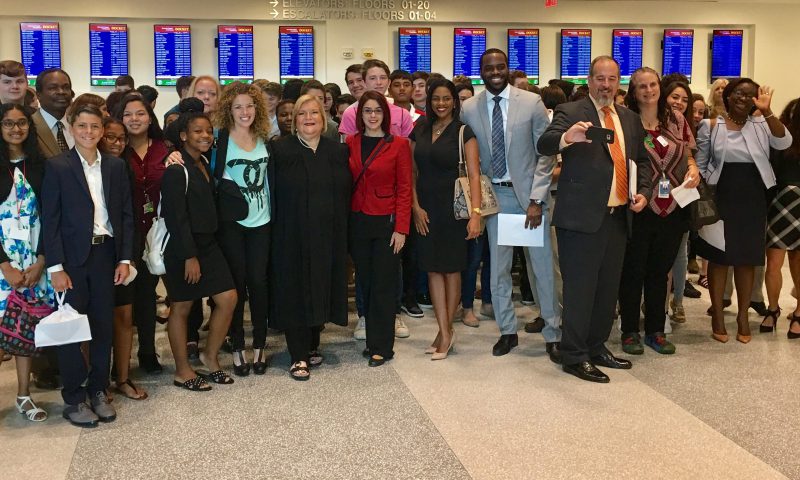 Judges Host 8th Annual Courthouse Tour for Students