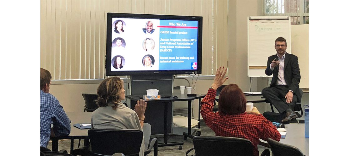 Juvenile Drug Court Training in the Central Courthouse