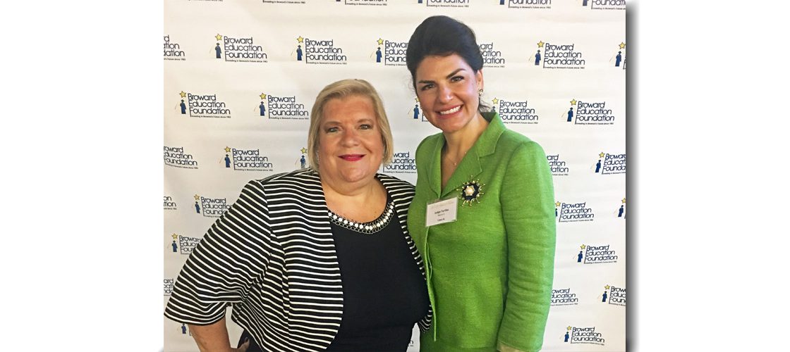 Judge Gundersen and Judge Navarro Attend Broward Education Foundation Event