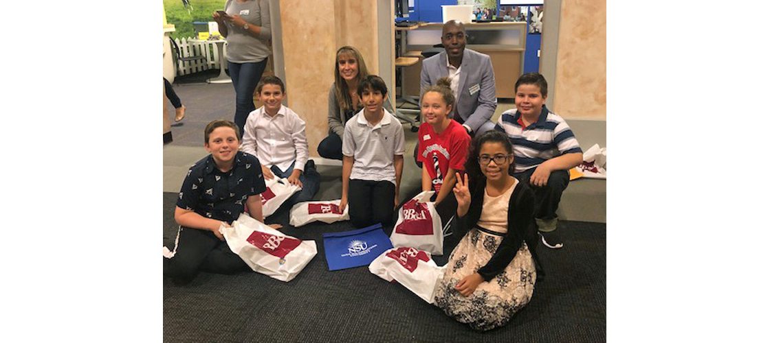 Judge Frink Volunteers at Junior Achievement Biztown
