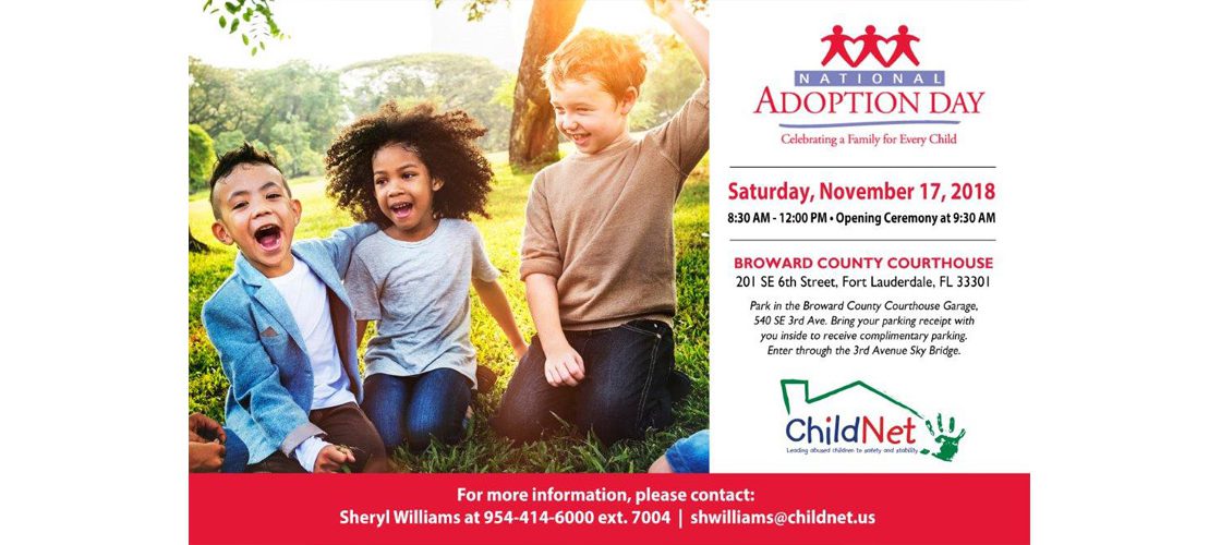 17th Circuit to Hold National Adoption Day Event, Saturday, November 17