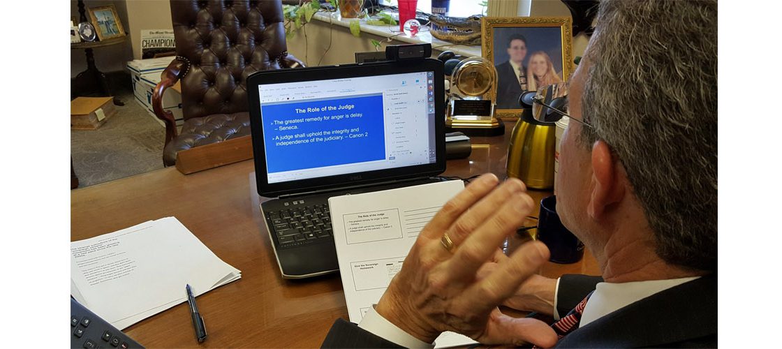 Judge Schiff Presents Webinar to Judges Nationwide