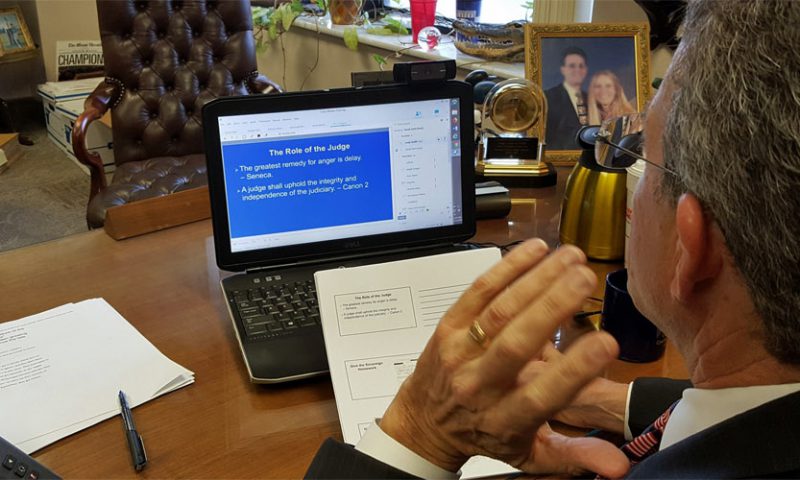 Judge Schiff Presents Webinar to Judges Nationwide