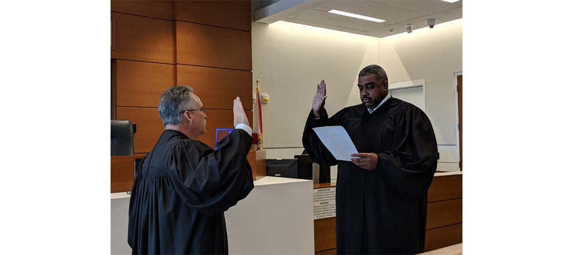 New Circuit Judge Frank Ledee Sworn In