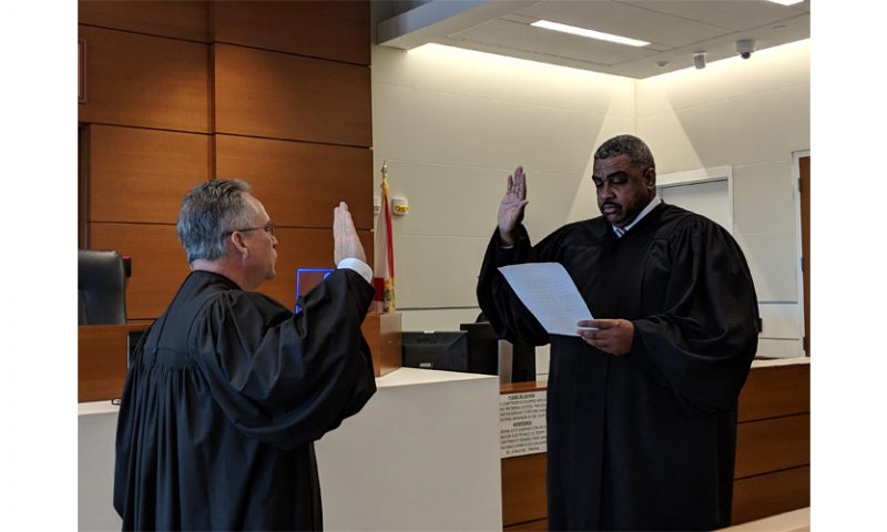 New Circuit Judge Frank Ledee Sworn In