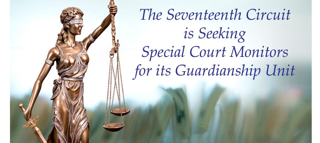 Accepting Applications for Special Court Monitors