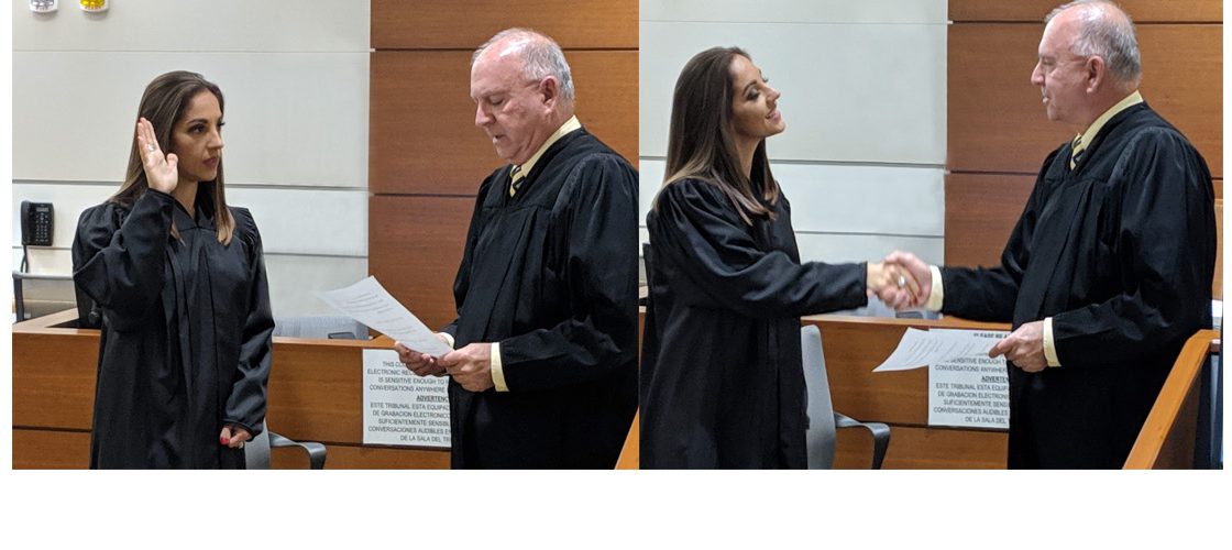Judge Mariya Weekes Sworn In