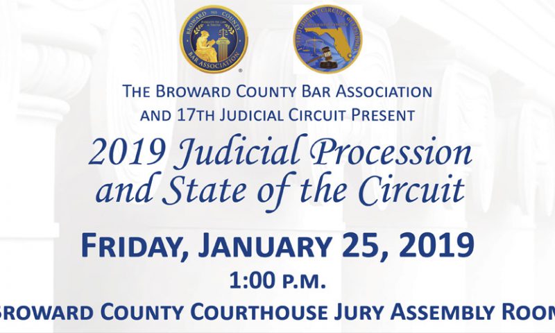 State of the Circuit to be Held Friday, January 25, 2019
