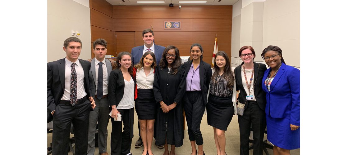 Judge Barner Hosts American Heritage Pre Law Students