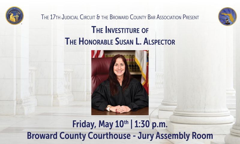 Investiture of the Honorable Susan L. Alspector