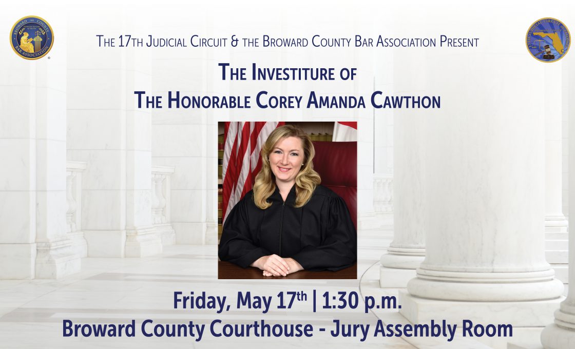 Investiture of the Honorable Corey Amanda Cawthon