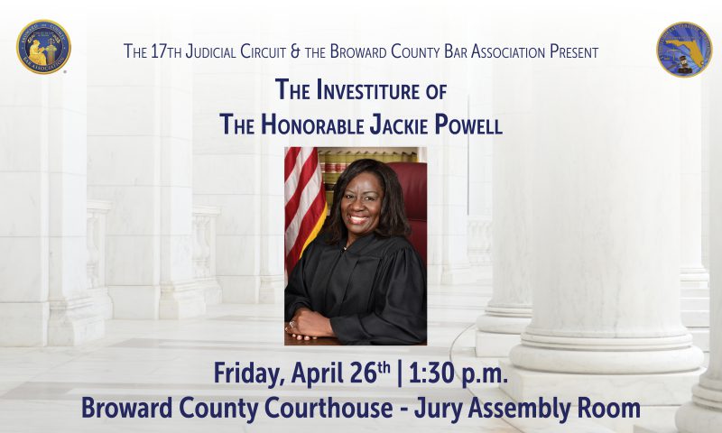 Investiture of the Honorable Jackie Powell