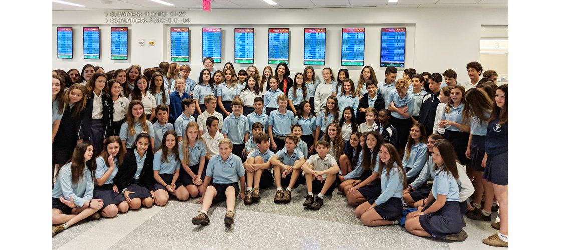 More Than 100 St. Coleman Students Visit Central Courthouse