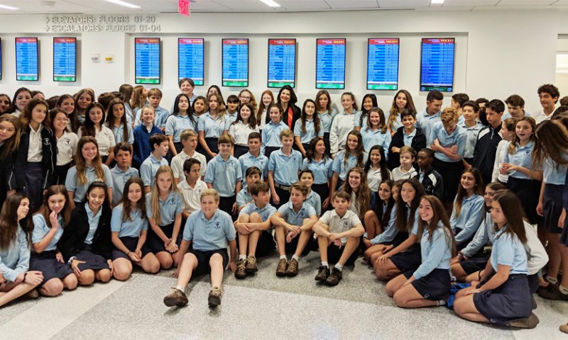 More Than 100 St. Coleman Students Visit Central Courthouse