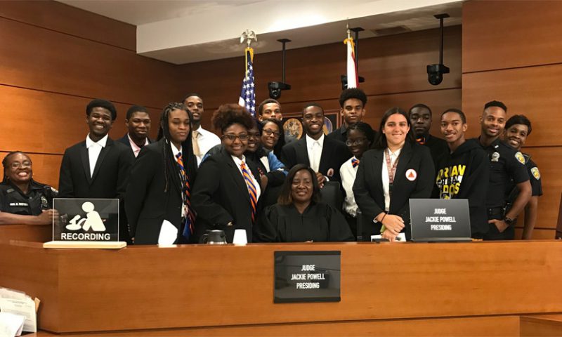 Stranahan High School Leaders Visit Bond Court