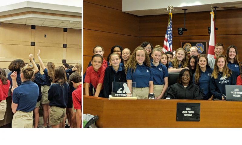 Students Continue Courthouse Visits as End of Year Approaches