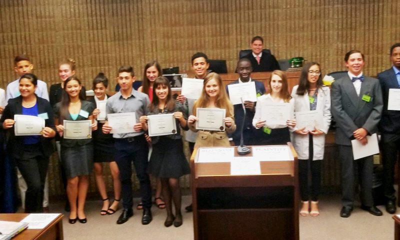 Judge Michael Davis Hosts Mock Trial at South Satellite