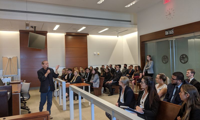 Broward County’s Public Defender Speaks to Law Students
