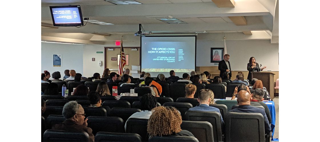 Community Event on Opioid Crisis Held in Central Courthouse