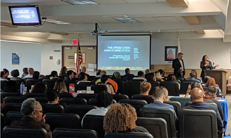 Community Event on Opioid Crisis Held in Central Courthouse