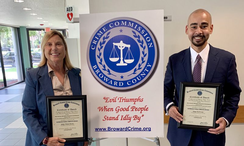 Judges Honored by Broward County Crime Commission