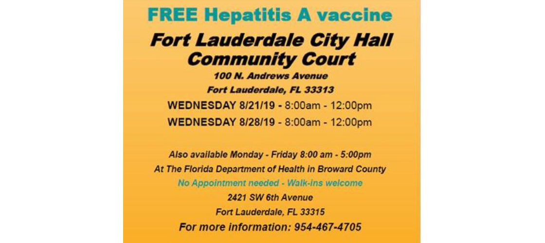 Free Hepatitis A Vaccines Offered at Community Court