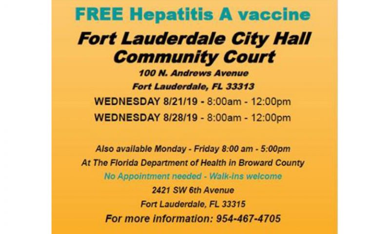 Free Hepatitis A Vaccines Offered at Community Court