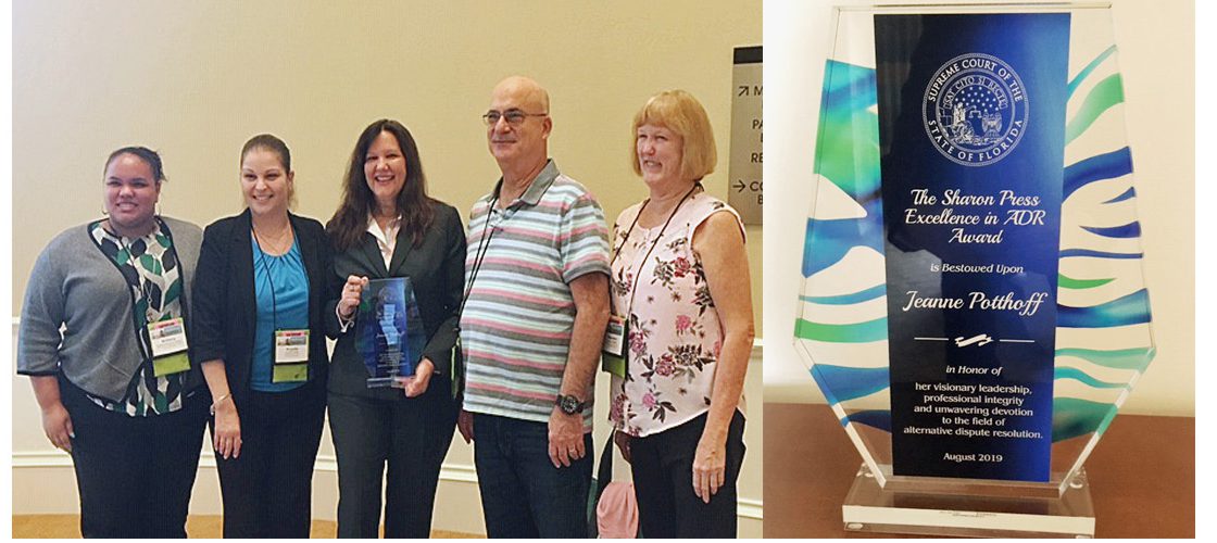 Sharon Press Excellence in Alternative Dispute Resolution Award Given to Program Director