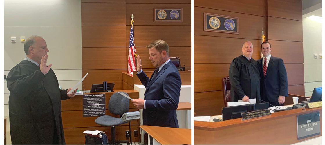Judge Levenson Swears In New Attorneys
