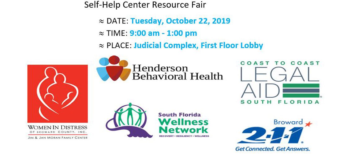 Self-Help Resource Center Fair Coming October 22