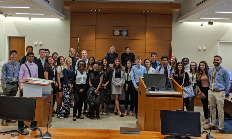 High Schoolers Hold Mock Oral Arguments