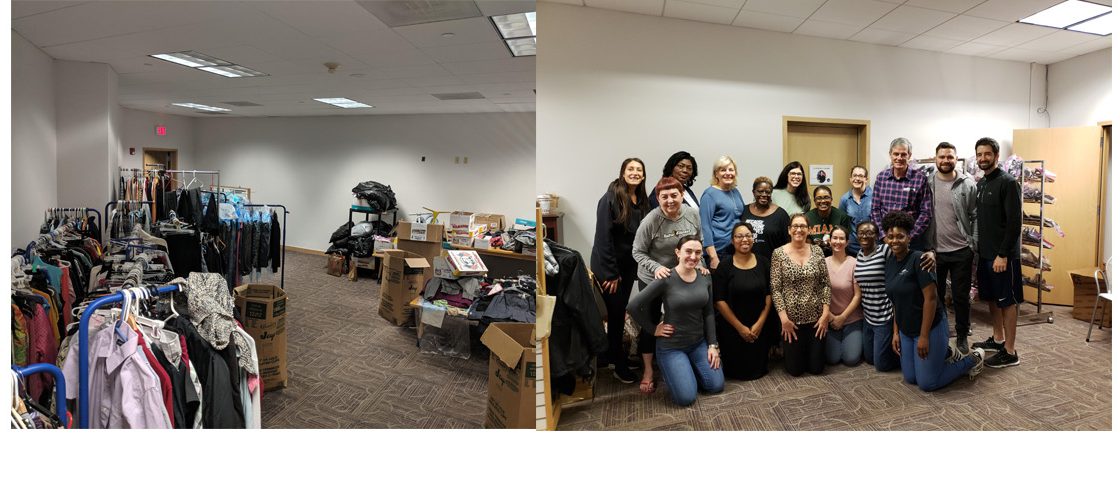 Attorneys Volunteer to Organize Clothing Closet
