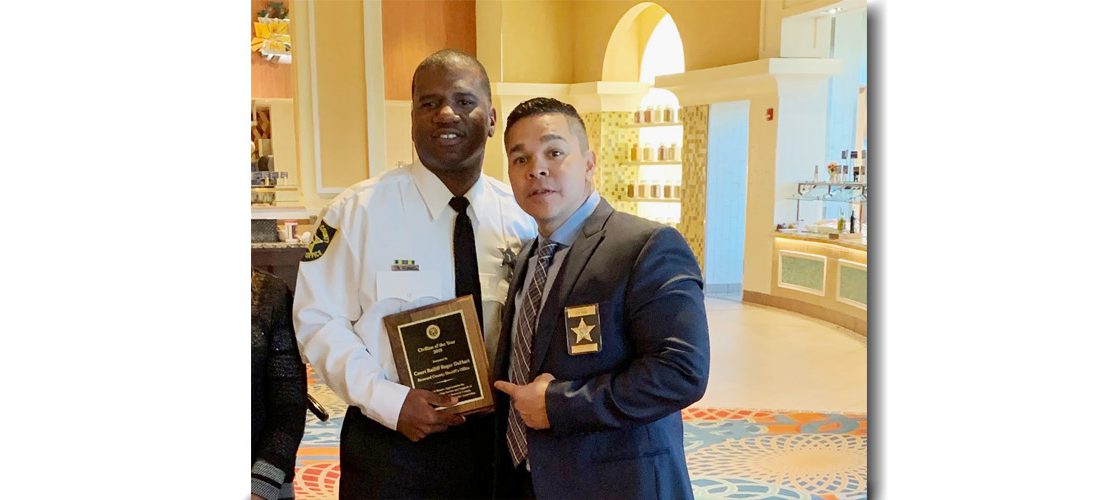 Bailiff Roger DeHart Receives Civilian of the Year Award