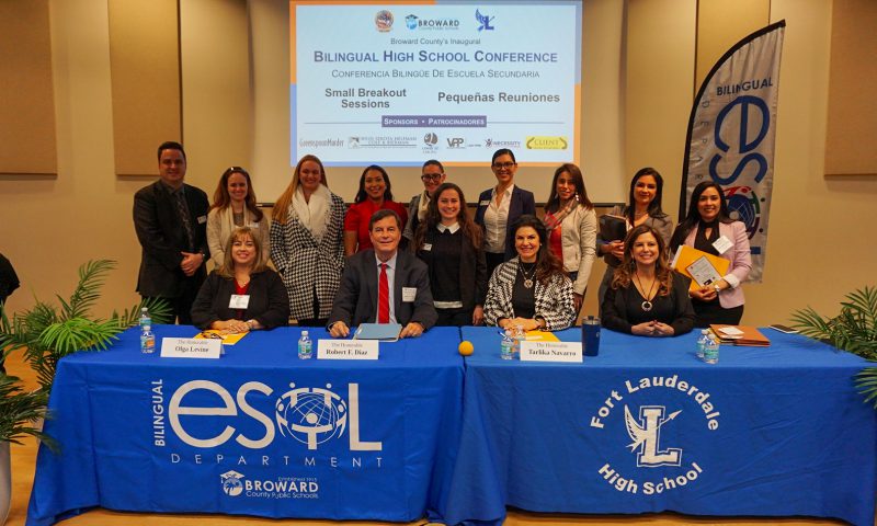 Judges Attend Bilingual High School Conference