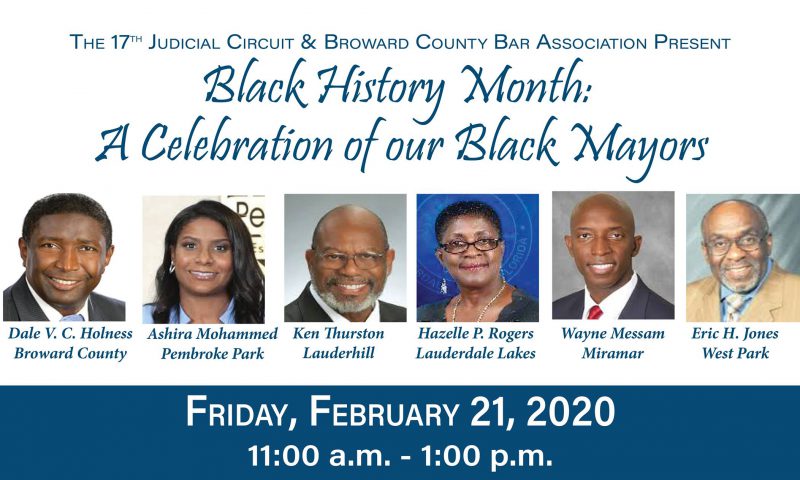 Black History Celebration – Broward’s Mayors