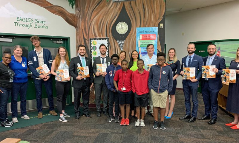 Lawyers for Literacy Read to Students