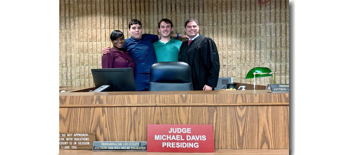Judge Davis Hosts Students from Nova College Living Experience Program