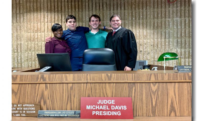 Judge Davis Hosts Students from Nova College Living Experience Program