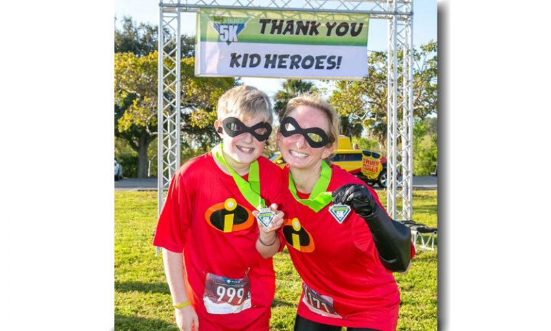Judge Schulman Runs in Superhero 5K