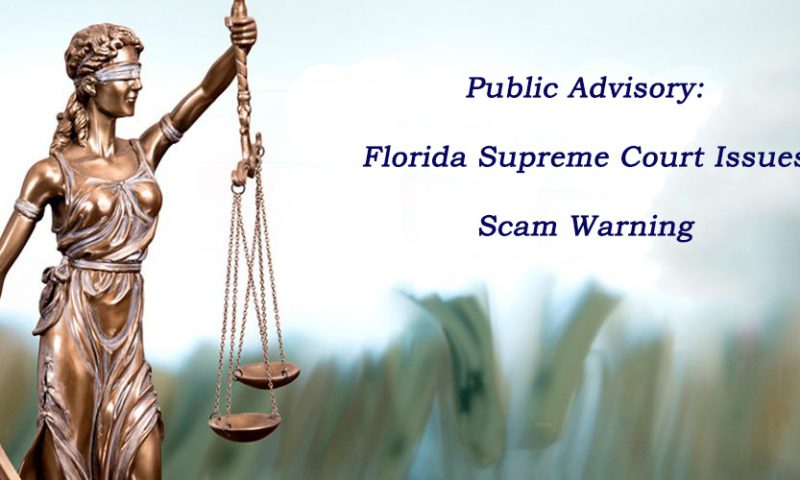 Public Advisory: “Florida Legal Documents” Scam