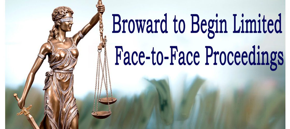 Limited Face-to-Face Proceedings to Begin in March