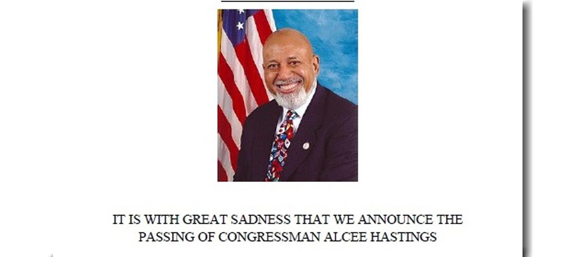 Passing of Congressman Alcee Hastings
