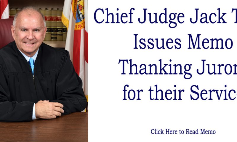 Chief Judge Thanks Jurors for Service During Pandemic