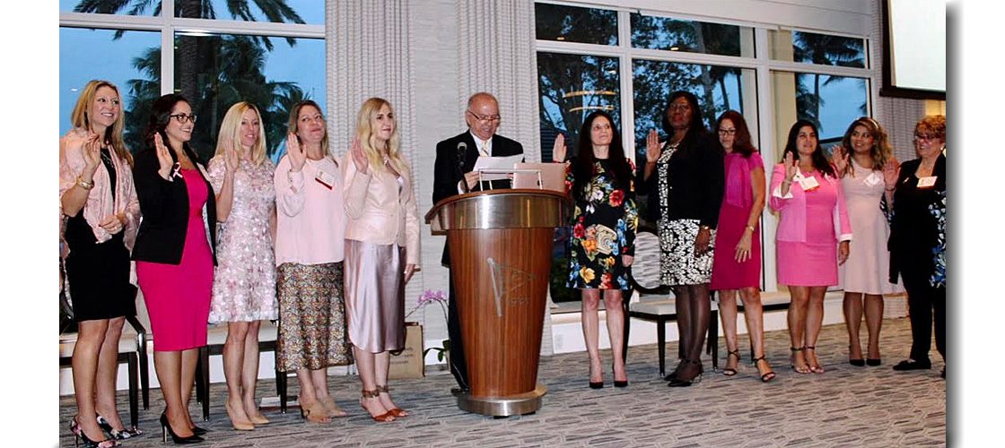 “Pink Installation” of the Broward County Women Lawyers Association
